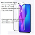 Tempered Glass for Realme Narzo N63 &amp; Narzo N53 / C63 / C61 / C53 &amp; P4 Lite, / R-me C61 / C51 /C71 / 9H Full-Glue Screen Protector, 3D Edge-to-Edge, HD Clear, Oleophobic, Case-Friendly, Black, Pack of 1