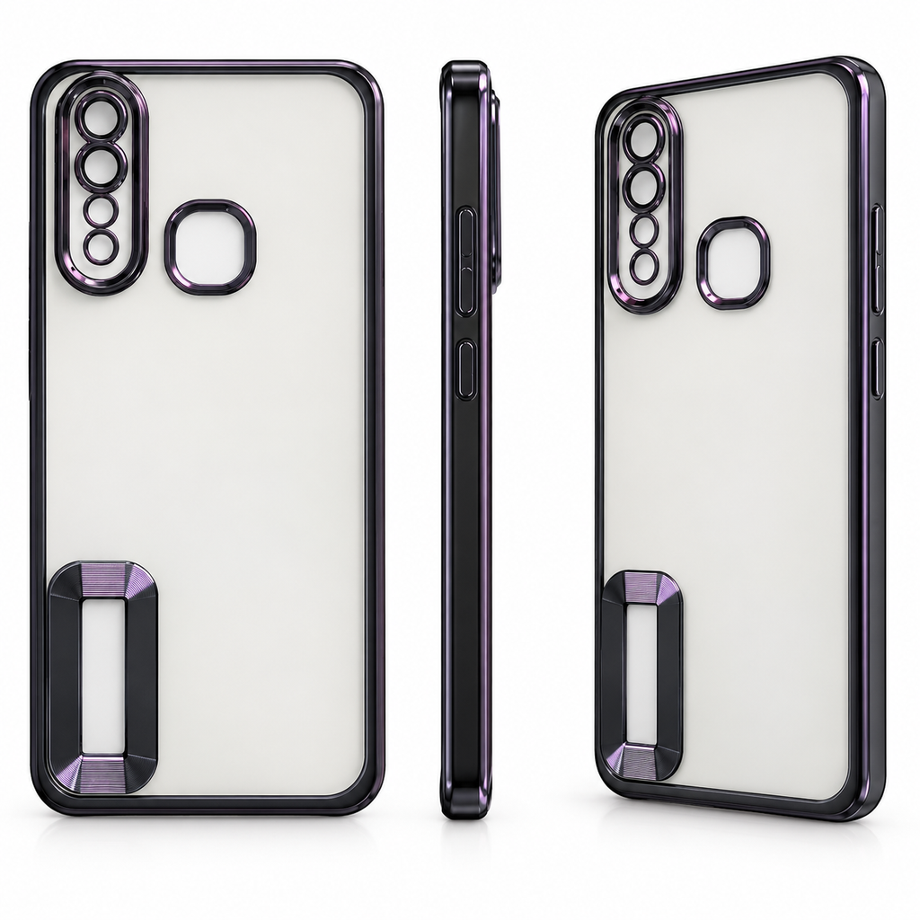 Compatible with VIVO Y19 | VIVO U20 Back Cover Premium Transparent Case Shock Proof Design