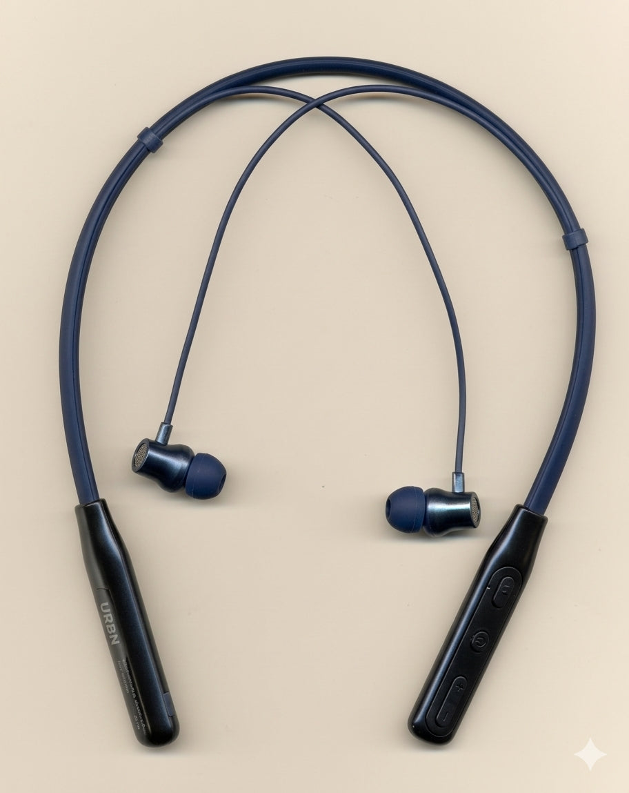 Ubon bluetooth neckband CL-180 With 36hours of playtime and Voice Assistant Bluetooth Headset (Black, In the Ear)