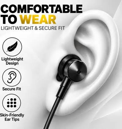 Ubon bluetooth neckband CL-170 With 36hours of playtime and Voice Assistant Bluetooth Headset (Black, In the Ear)